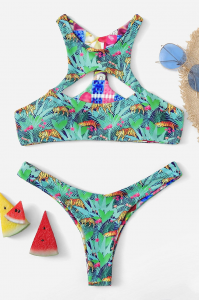 Popular Design for One Piece Kids Swimwear -
 Missadola Hollow out tankini 2603 – Yongdian