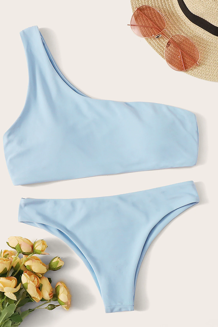 Super Lowest Price Bikini Swimwear For Mature Women -
 Missadola Sexy slope-shouldered swimwear 2605 – Yongdian