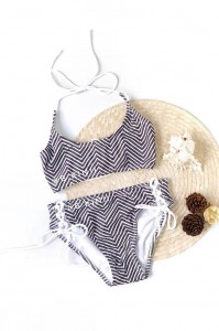 Missadola Fashionable lace-up bathing swimwear 2608