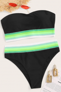 Bottom price Sexy Women Custom Swimwear -
 Missadola Fashion elastic tape  swimwear  – Yongdian