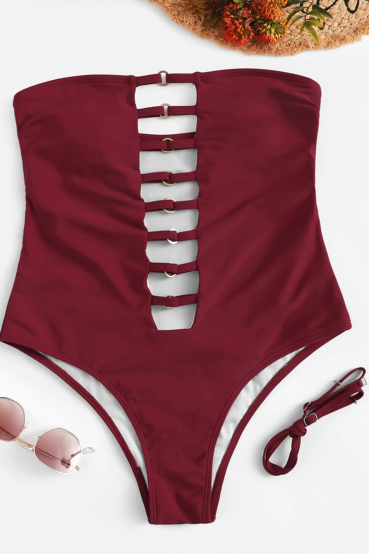 Europe style for Swimwear Bikini Swimsuit -
 Missadola Fashion hollowed-out binding swimwear  2676 – Yongdian