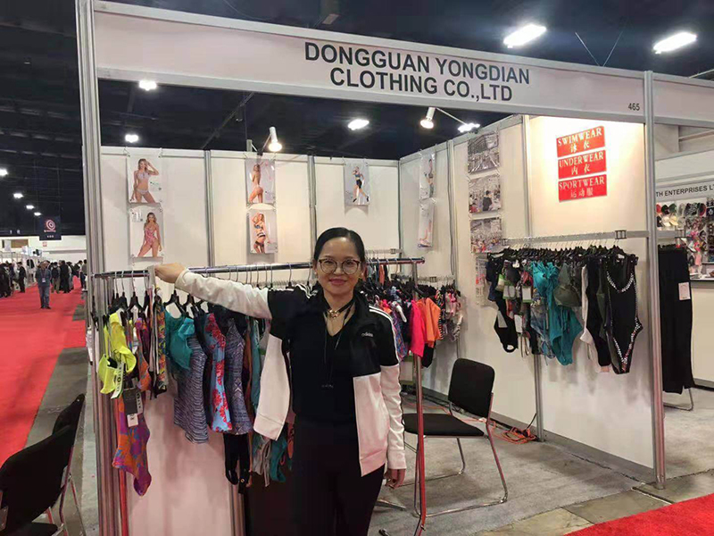 Adeline Hong(Boss) at the Canada exhibitions
