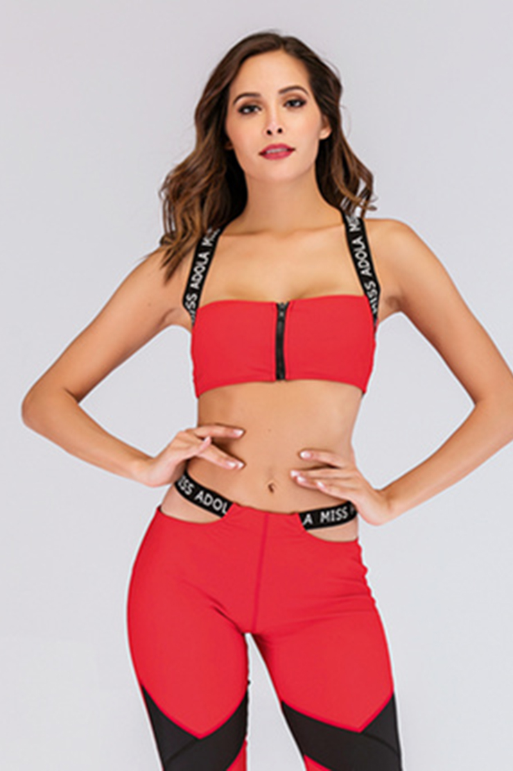 China wholesale Two Piece Bandeau Bikini -
 Miss adola Women activewear YD-CO97+YD-CO98 – Yongdian