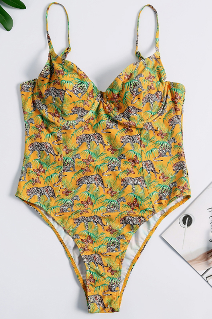 High definition Thong Swimwear One Piece -
 Miss adola Women Large size swimwear HQ18060B – Yongdian